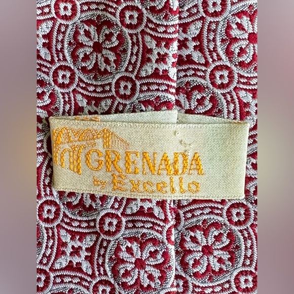 Vintage Grenada Tie By Excello Wide Hippie Disco - Picture 3 of 3